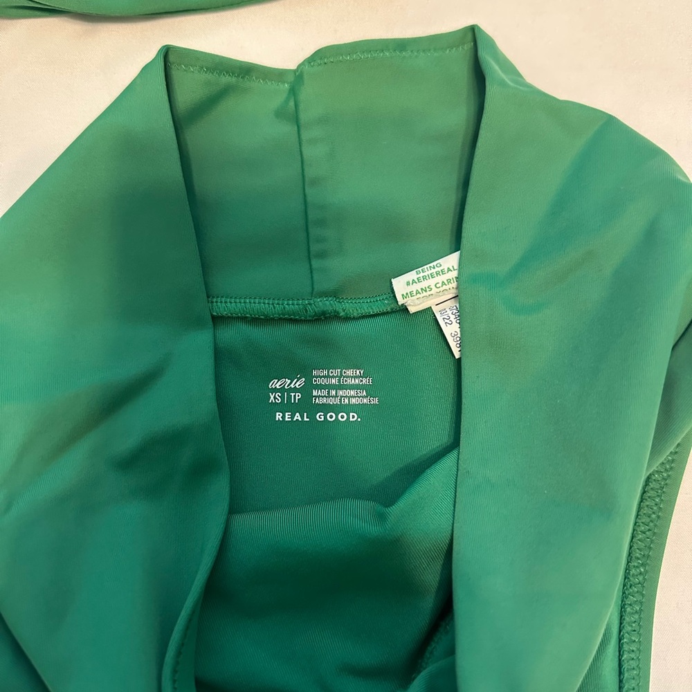 Aerie Green Twist Front Bikini Set - Picture 4 of 6